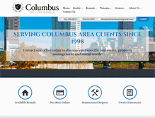 Tablet Screenshot of columbusrealtysource.com
